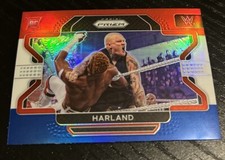 2022 Panini Prizm WWE Harland Rookie Red White & Blue Prizm