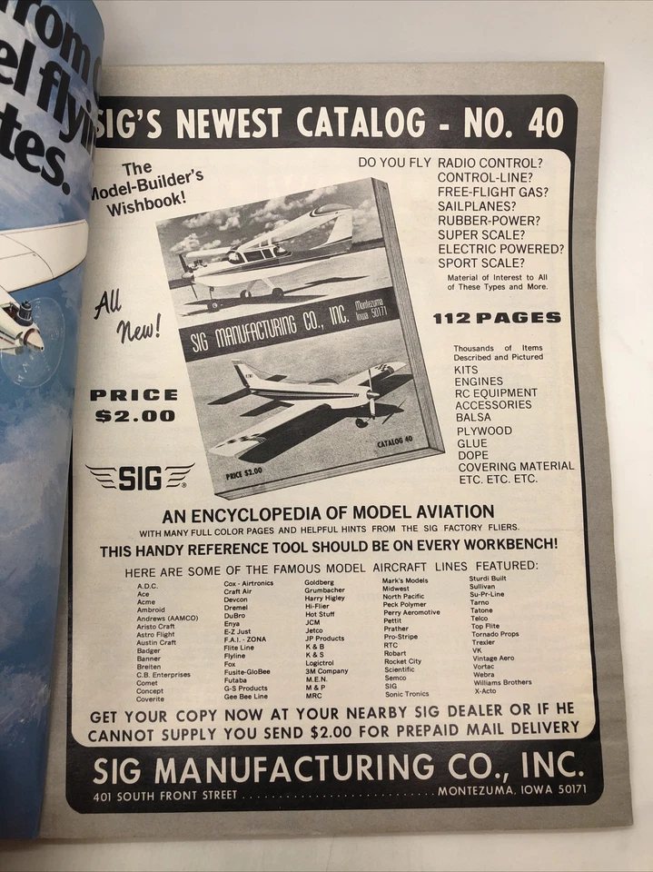 MODEL AVIATION Magazine June 1979  Bebe Jobel D.9: C/L Scale - Image 2 of 4