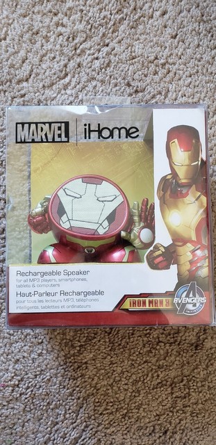 Iron Man Dual Alarm Clock Speaker System MR-M23