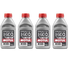 Motul RBF 600 FL - 2L AM - Fully Synthetic DOT 4 Racing Brake Fluid (4 x 0.5L)