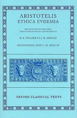 Ethica Eudemia (Oxford Classical Texts) by - Picture 1 of 1