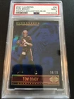 2021 Illusions TOM BRADY TROPHY COLLECTION BLUE SSP # 56/75 - PSA 9 MINT