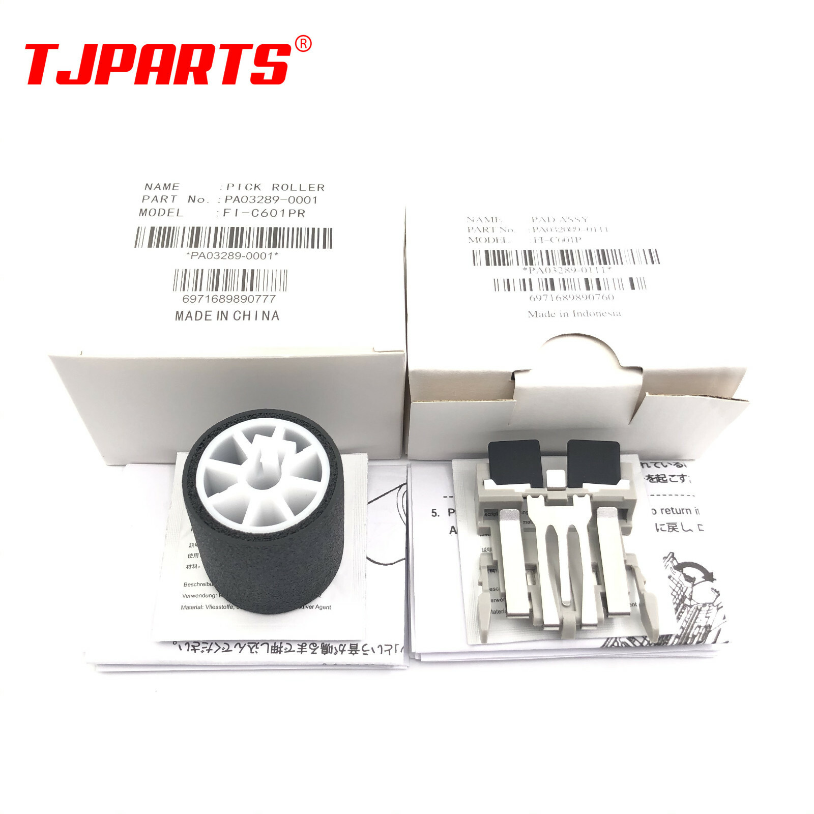 5Pair PA03289-0111 Separation Pad For Fujitsu Fi-6010N Fi-5120C Fi-5220C Fi4120C - Foto 2