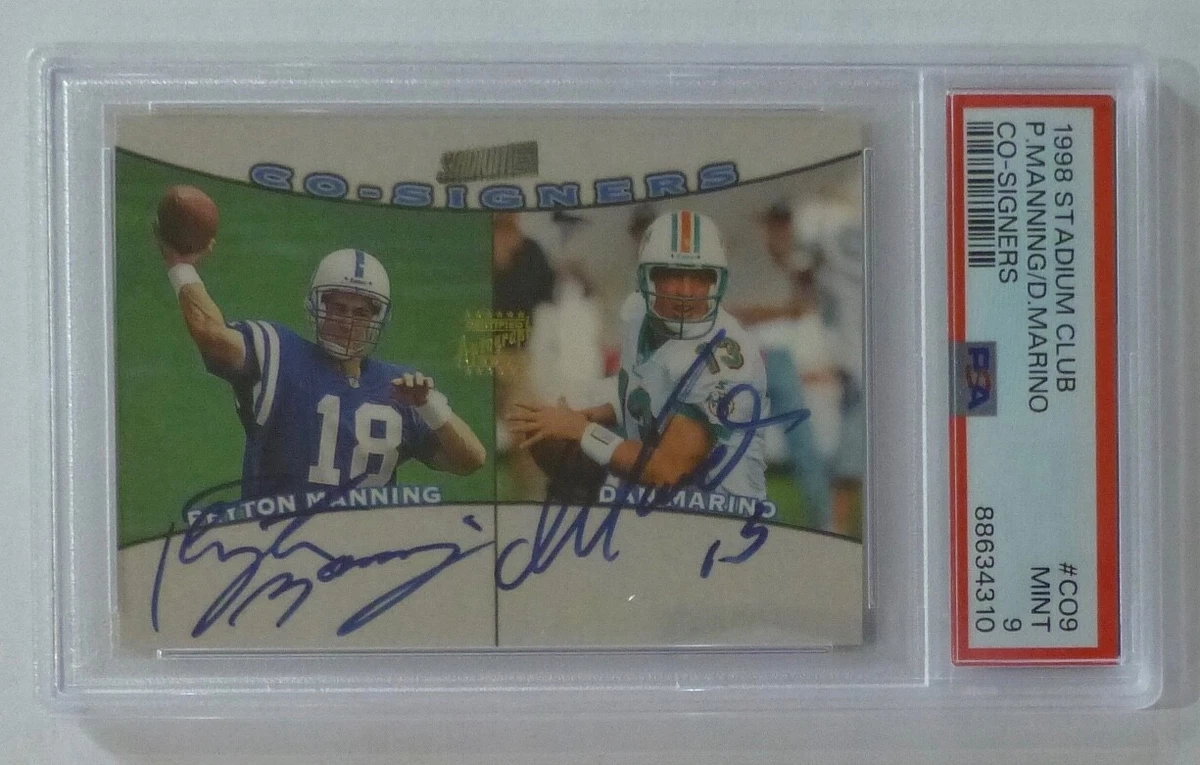 1998 Topps Stadium Club - Dan Marino Peyton Manning #CO9 for sale