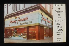 1956 Storefront Fanny Farmer Candy Shop 50th St at Avenue of the Americas NYC NY
