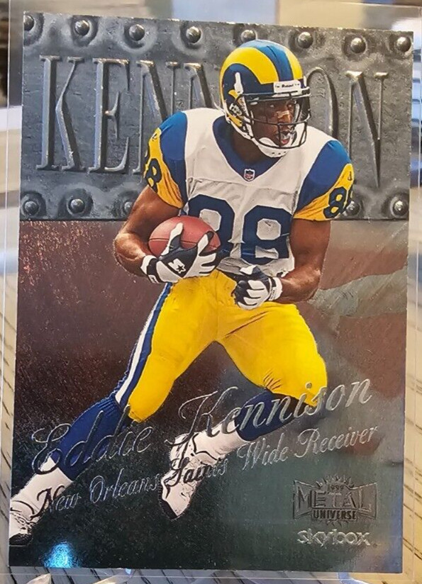 1999 Skybox Metal Universe Eddie Kennison #154 Rams