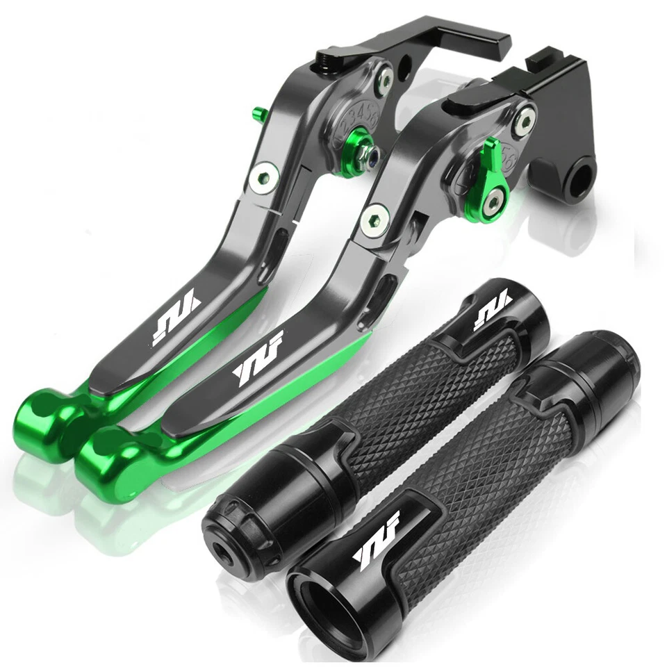 For Yamaha YZF R6 R1 R3 R15 V3 R125 R1M Brake Clutch Levers Handlebar Grips sets - Image 4 of 4