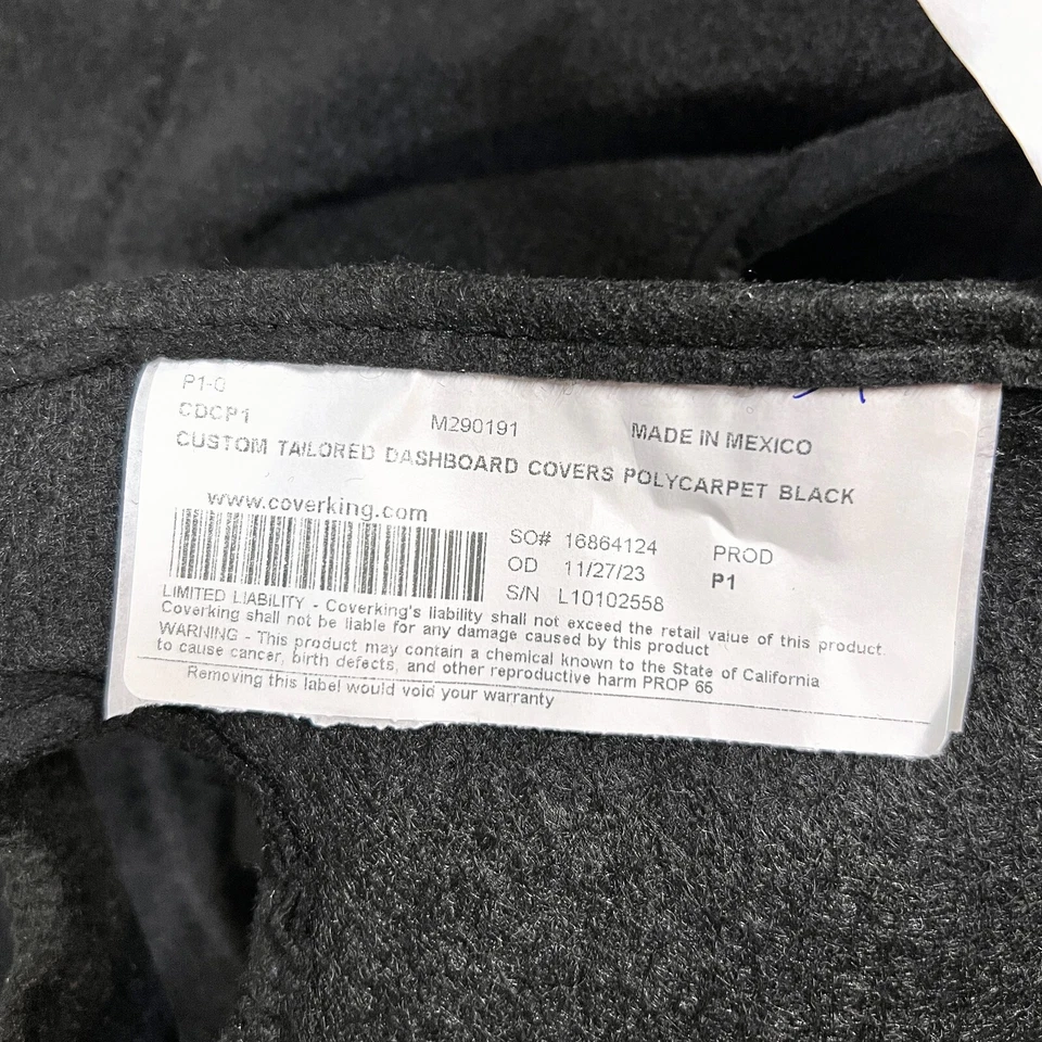 Dashboard Dash Mat Cover for 2019-2023 Mercedes-Benz Sprinter (Poly Carpet) - Image 3 of 4