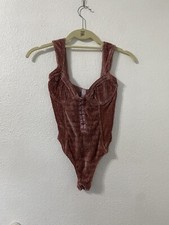 Out from under urban outfitters velvet Rosegold bodysuit