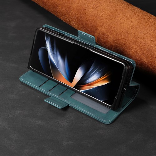 Para Samsung Galaxy Z Plegable 6/5/4/3 5G Estuche de Cuero Portatarjetas Billetera Cubierta de Lujo - Imagen 11 de 17