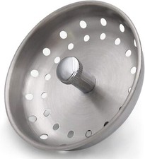 2 PCS Kitchen Sink Drain Strainer Replacement for 3-1/2 Inch Standard Drain, ...