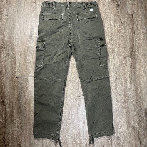 American Eagle Herren Slim Lived in Cargo Hose 31x30 (31x28) grün oliv - Bild 7 von 8