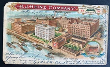 Mint USA Advertising Picture Postcard HJ Heinz Company Company Main Plant