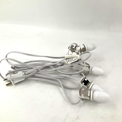 Department 56 5 Socket Light Set with White Light Bulbs for Village Tested Works