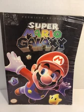 Nintendo Wii Super Mario Galaxy Prima Official 2007 Game Strategy Guide Premiere