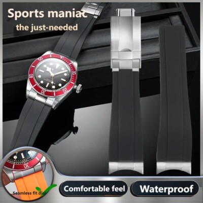 Für Tudor Black Bay M79030 M79230/79220 M7939G1 Kautschuk Uhrenarmband Herren Ar