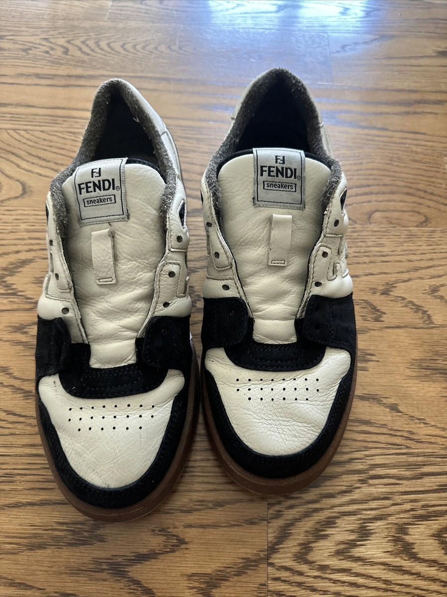 FENDI Match Suede Low-Top Sneaker Men's Size US 14 Rogue