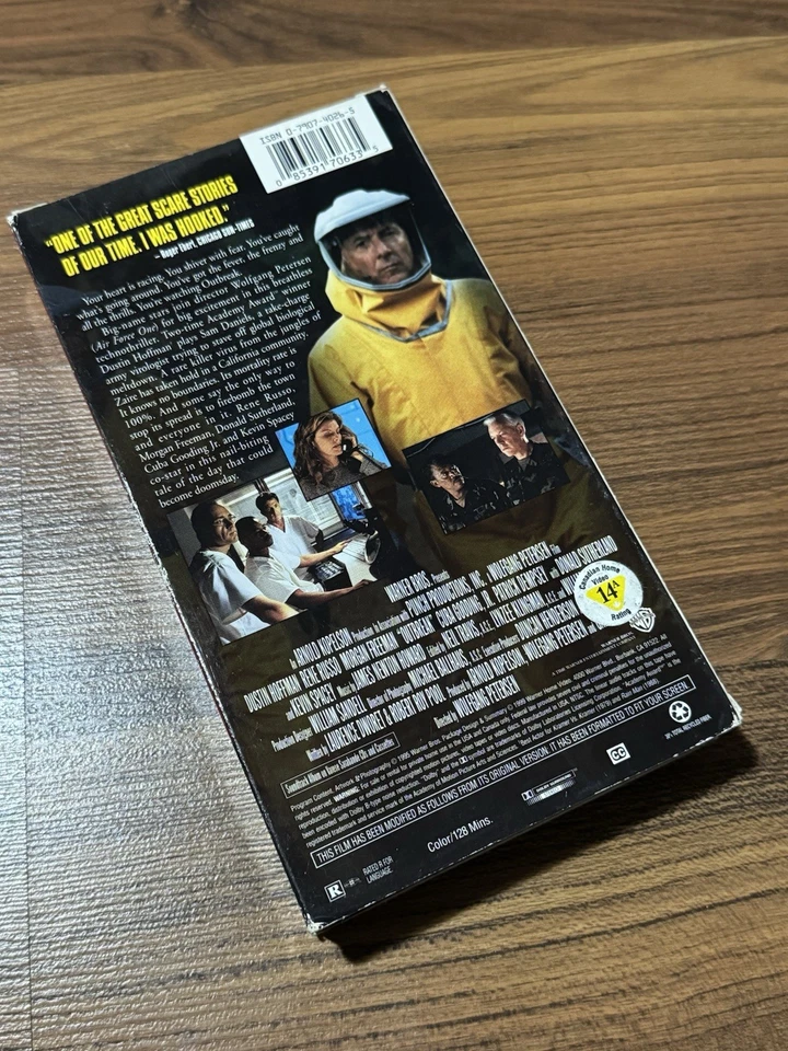 Outbreak (VHS, 1999, Warner Bros Hits) - Image 2 of 4