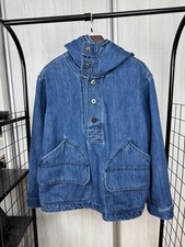 MARC BY MARC JACOBS 4-Pocket Denim Hooded Jacket 40s US Navy