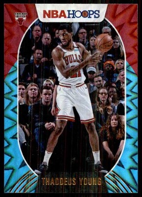 2020-21 Hoops Teal Explosion Thaddeus Young #70