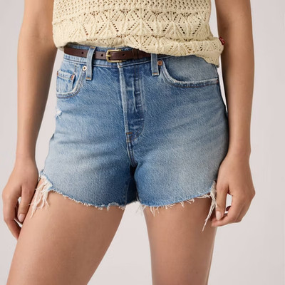 Levi's Women's 501 Curve Denim Shorts Signs of Success 33 NWT