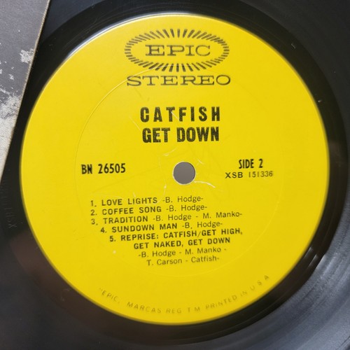 Catfish Get Down LP vg 33rpm Vinyl Record Album - Imagen 3 de 3