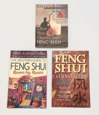 Feng Shui Books Lot of 3 Methods Tips Strategies Room by Room Positive Energy