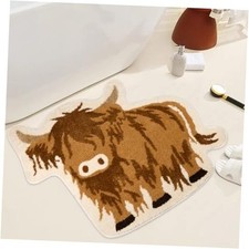Bathroom Rug - Highland Cow Bathroom Mat Cow Print Rug CuteRug for Western