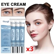 3PCS Rapid Reduction Eye Serum Reduce Under-Eye Bag Dark Circles Wrinkle Cream