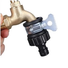 1/2pcs Durable Universal Water Faucet Adapter Plastic Hose Fitting Quick Connect