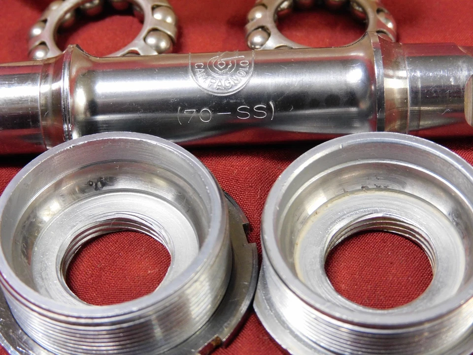 1980's Campagnolo 1046/A Nuovo Record BB 36 x 24 Italian 70-SS w/ 115 mm Spindle - Image 3 of 4