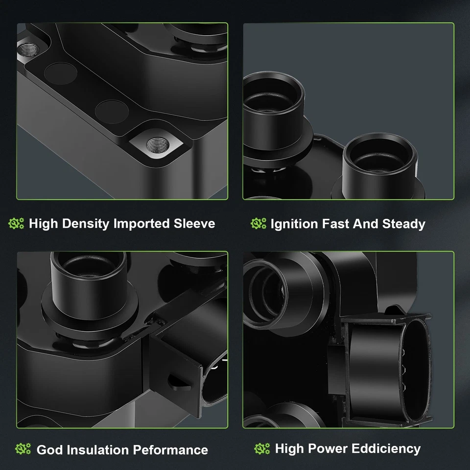 2 bobinas de encendido y bujía para Ford Thunderbird V8 1994-97 4,6 L Foto 3 de 4