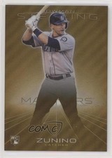 2013 Bowman Sterling Gold Refractor 10/50 Mike Zunino #36 07d9
