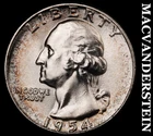 1954 Silver Washington Quarter - Choice Gem Brilliant Unc  Lustrous  #i6462