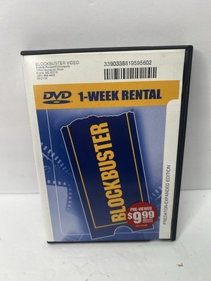 PREDATOR Blockbuster Video Case Arnold Schwarzenegger  20th Century Fox DVD RARE