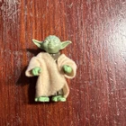 Vintage Star Wars Yoda Light Green Figure w. Jacket 1980 Kenner Dagobah