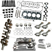 2.5L Engine Overhaul Rebuild Kit & Pistons Gasket Bolt Set For Hyundai Kia D4CB