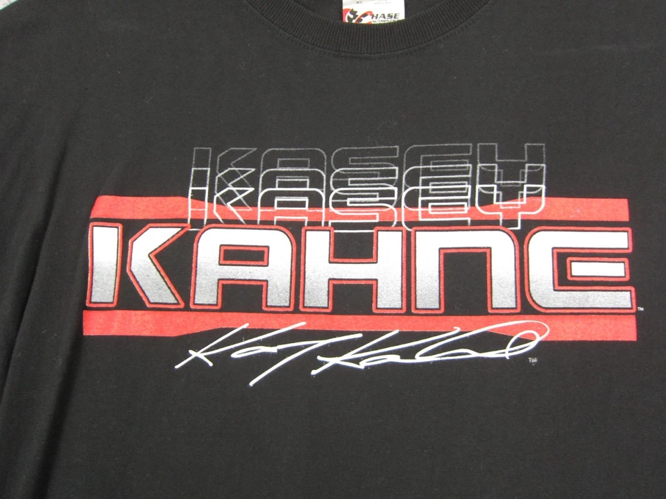 Camisa de Carreras Kasey Kahne Para Hombres Extra Grande XL Negra Camiseta Nascar Evernham Foto 2 de 4