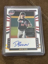 DREW BEAM 2024 PANINI STARS STRIPES AUTOGRAPH WORN PATCH 1/5 LAUNDRY TAG AUTO
