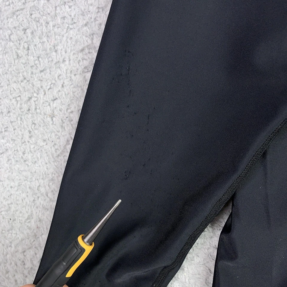 Camisa Helly Hansen Para Hombre Grande Negra Amarilla Rendimiento Capa Base Logo 33894 Foto 2 de 4