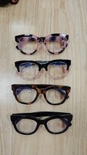 Lot of 4 Reading Glasses 1.50 Blue Light Blocking Women's Fashion Frames