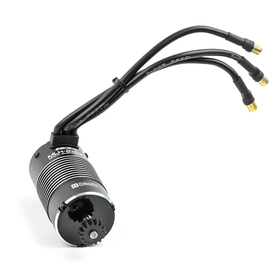 HPI Vorza Flux MLH-2200 Brushless Motor 4 Pole & 15T Pinion Gear 120010 100914 - Image 4 of 4