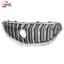 84055812 Front Upper Grill For Buick Enclave 2013-2016 2017 Chrome Black Grille