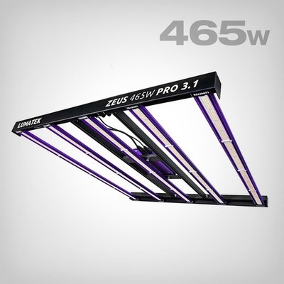 Lumatek ZEUS 465W PRO 3.1 LED Grow Lampe 3,1 µmol/J dimmbar 120x120 1465 µmol/s