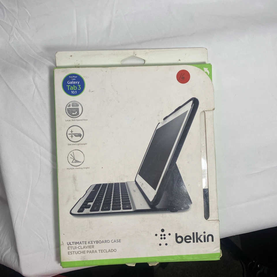 Belkin Case for Galaxy Tab 3 10.1 Folio Keyboard Bluetooth Ultimate  - Image 2 of 3