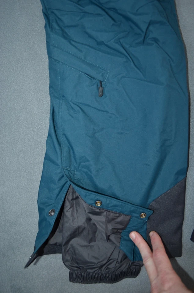 Columbia Pants Women S Teal Insulated Omni-Heat Tech Ski Snow Waterproof Bugaboo - Image 3 of 4