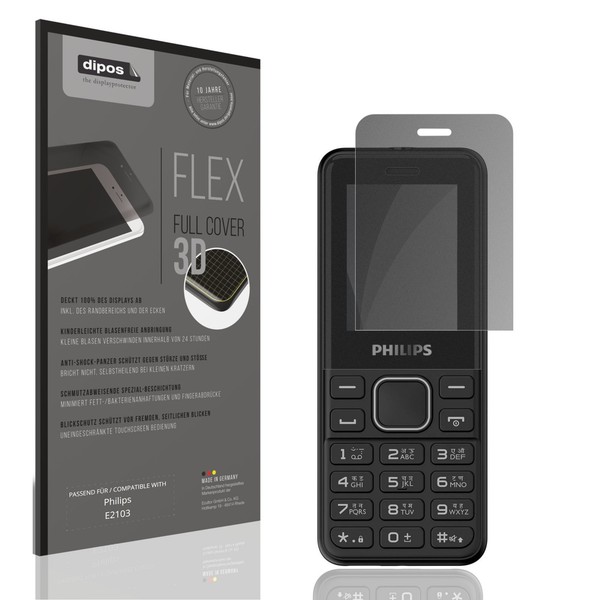 Full Cover Privacy Blickschutzfolie FüR Philips E2103 Folie Anti-Shock-image