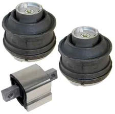 Engine Motor Mount Hydraulic & Transmission Mount Kit Set 3X for Mercedes-Benz