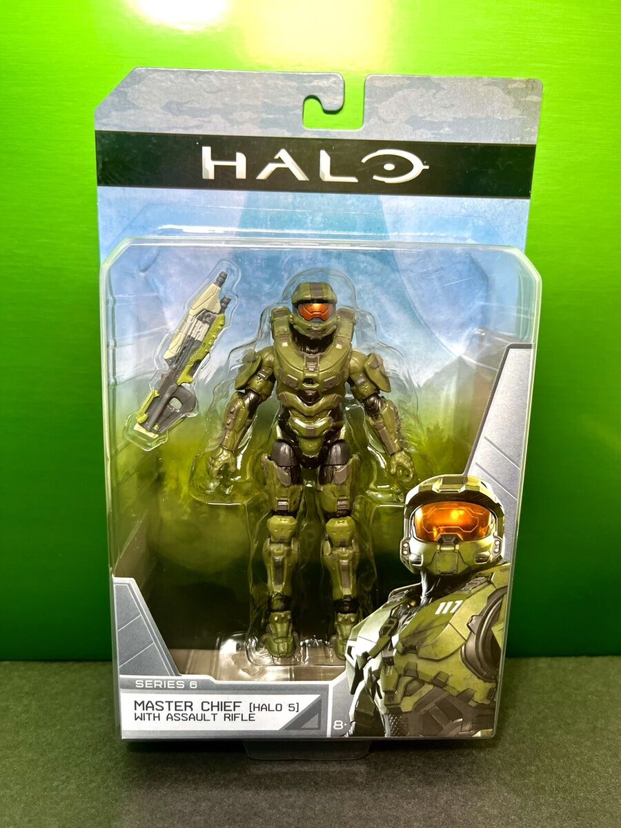 2022 Jazwares HALO INFINITE Series 6 MASTER CHIEF Figure With Assault Rifle  4"