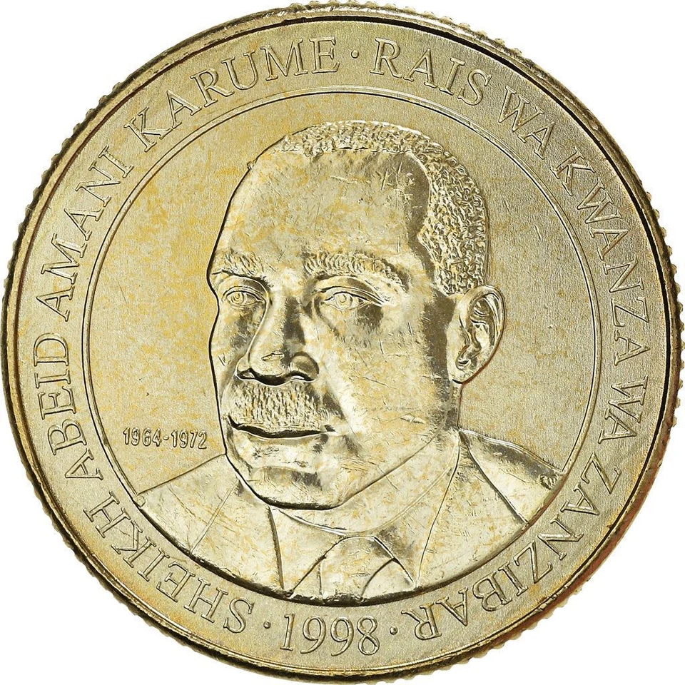Tanzania | 200 Shilingi Coin | Abeid Karume | Lion | 1998 - 2014 - Image 2 of 4